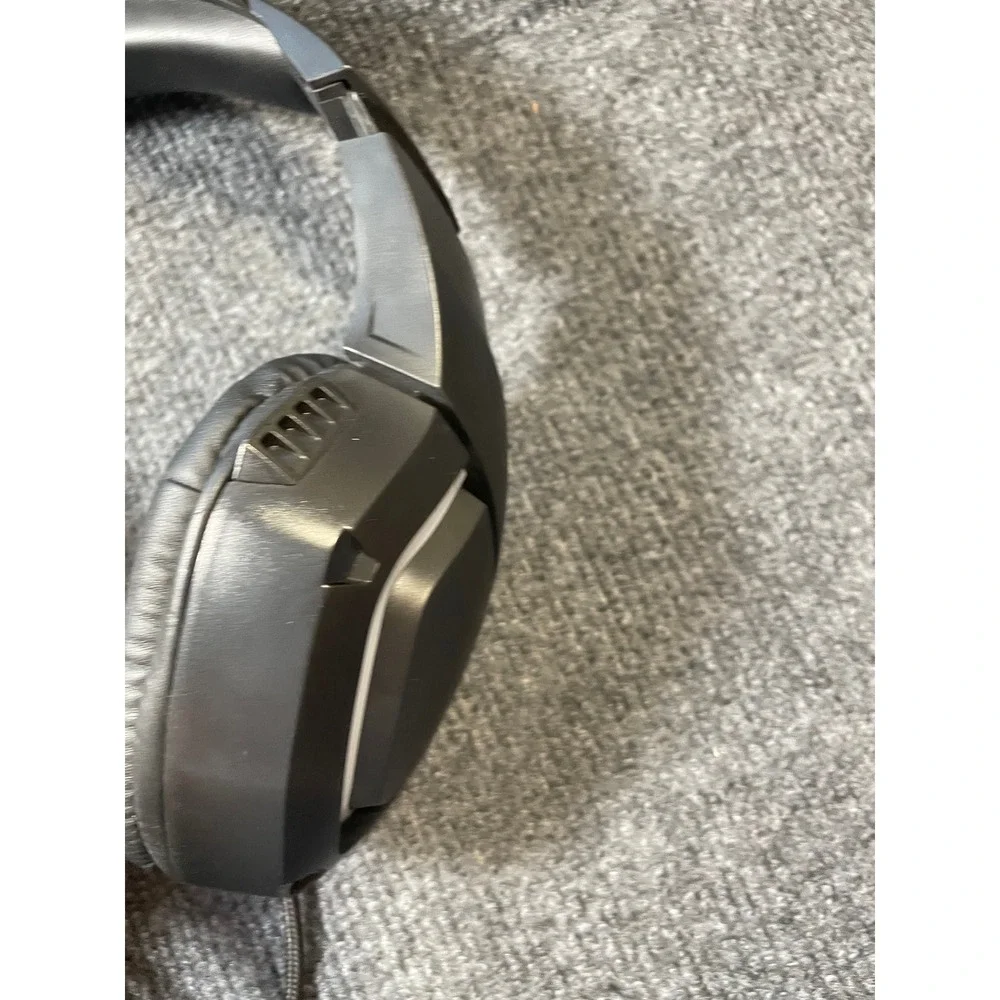 Wired Gaming Headset with Microphone LED Light USB 3.5mm Jack Black ZE091620